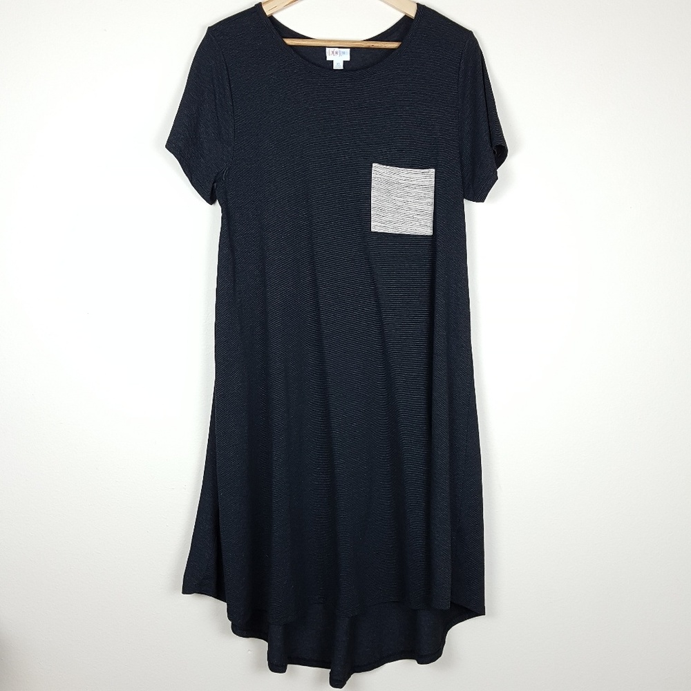 Lularoe Dress | Carly | Black and Cream